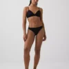 Softest Organic Stretch Cotton Lace-Trim Thong