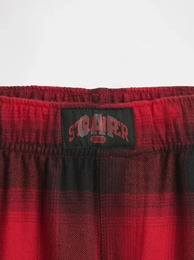 Stranger Things Kids Recycled Flannel Pj Pants