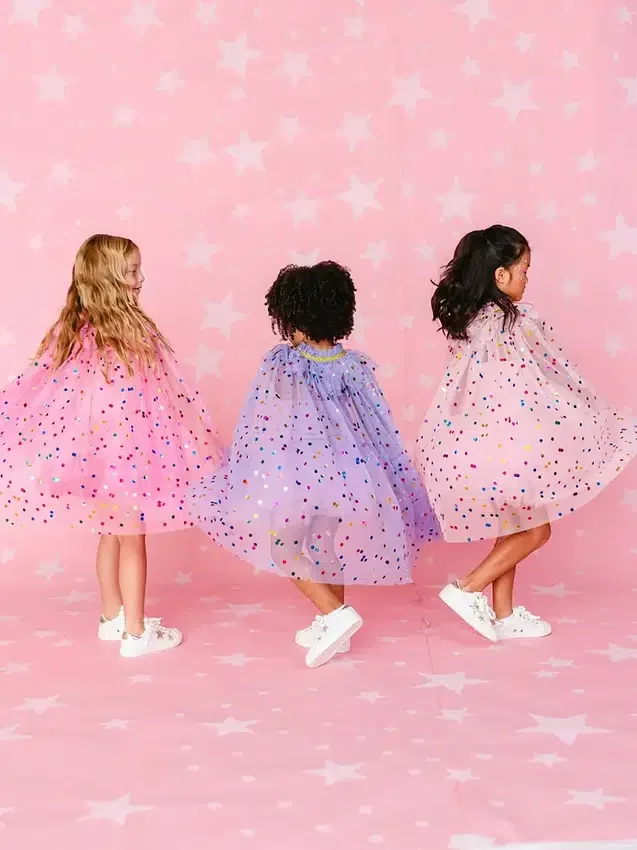 Sweet Wink Confetti Cape