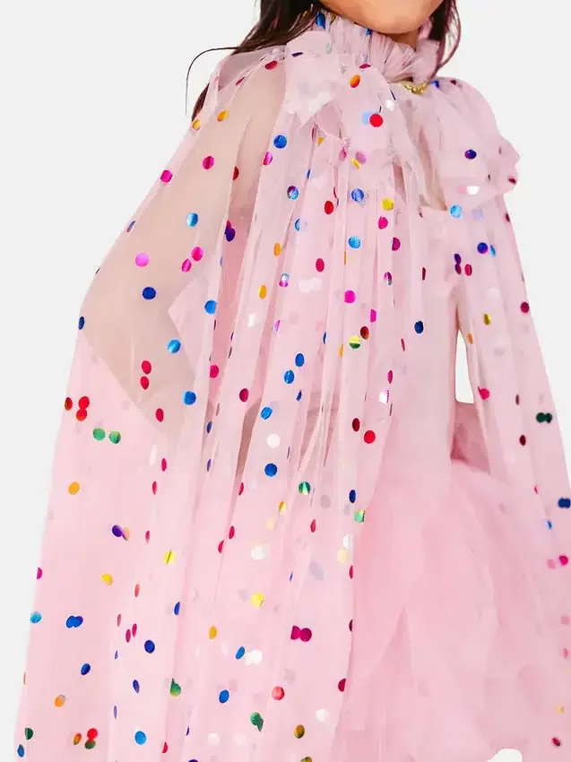 Sweet Wink Confetti Cape