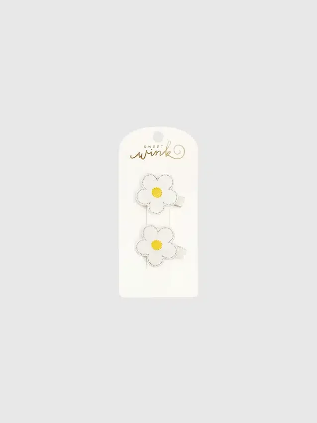 Sweet Wink Daisy Flower Clip Set