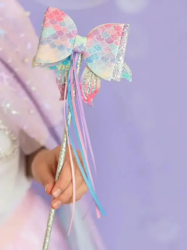 Sweet Wink Mermaid Bow Wand