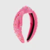 Sweet Wink Raspberry Rhinestone Headband