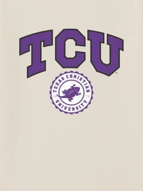 Tcu Texas Christian University Collegiate Seal Dark Graphic T-Shirt