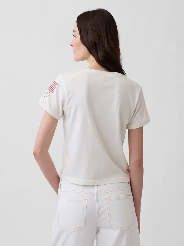 Team Usa Crop T-Shirt