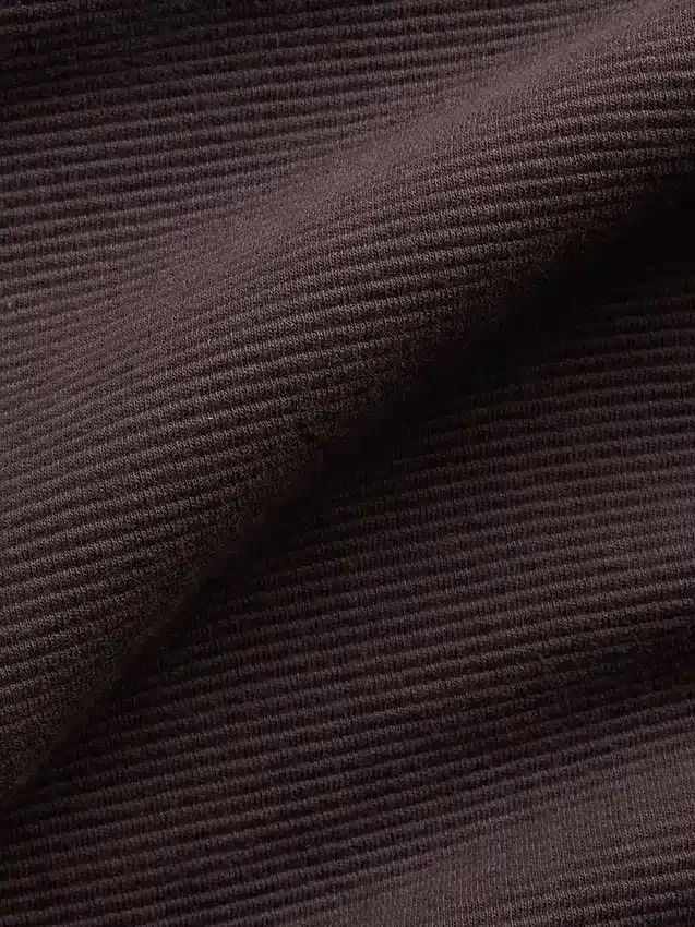 Textured Cotton Oversized Half-Zip Pullover