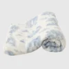 The Gilded Bird Spring Toile Bamboo Baby Blanket