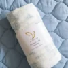 The Gilded Bird Spring Toile Bamboo Baby Blanket