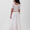 Tiered Easy Maxi Skirt