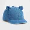 Toddler Denim Bear Baseball Hat