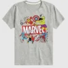 Toddler Marvel Avengers Doodle Short Sleeve Graphic Tee