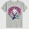 Toddler Marvel Scribble Ghost Spider Short Sleeve T-Shirt