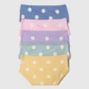 Toddler Organic Stretch Cotton Bikini Briefs (5-Pack)
