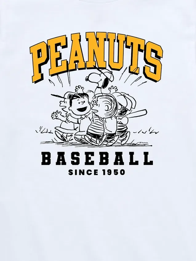 Toddler Peanuts Baseball Short Sleeve Tee