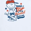 Toddler Peanuts Charlie Brown Sorry I Cant Baseball Season Short Sleeve Tee