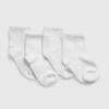 Toddler Quarter Crew Socks (4-Pack)