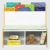 Toddler Reading Nook with Padded Bench