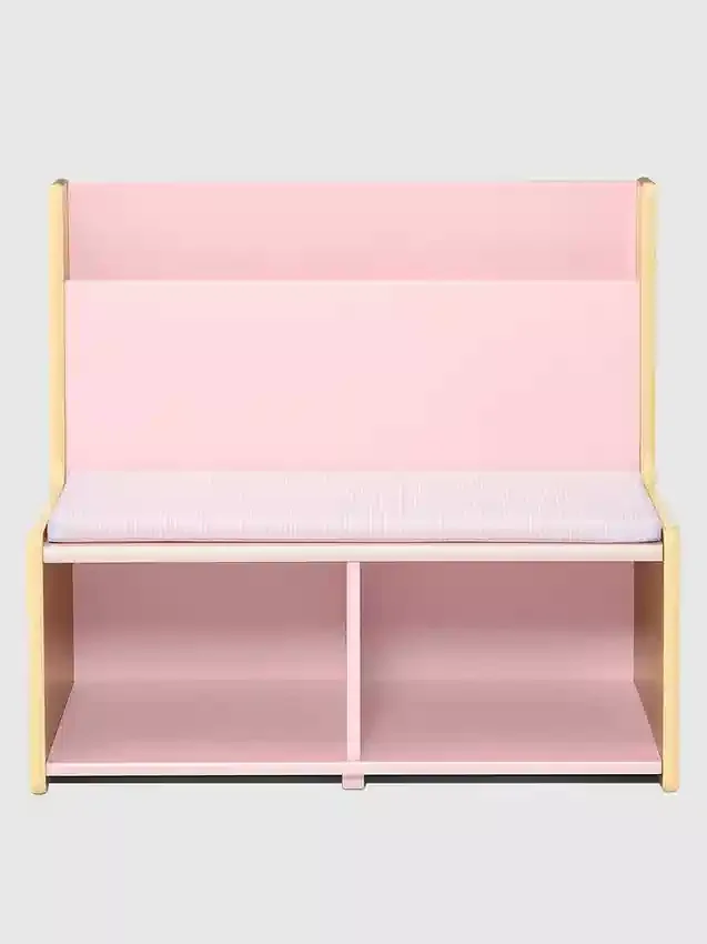 Toddler Reading Nook with Padded Bench