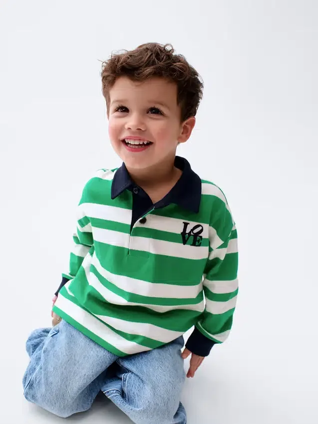 Toddler Robert Indiana Love Rugby Shirt