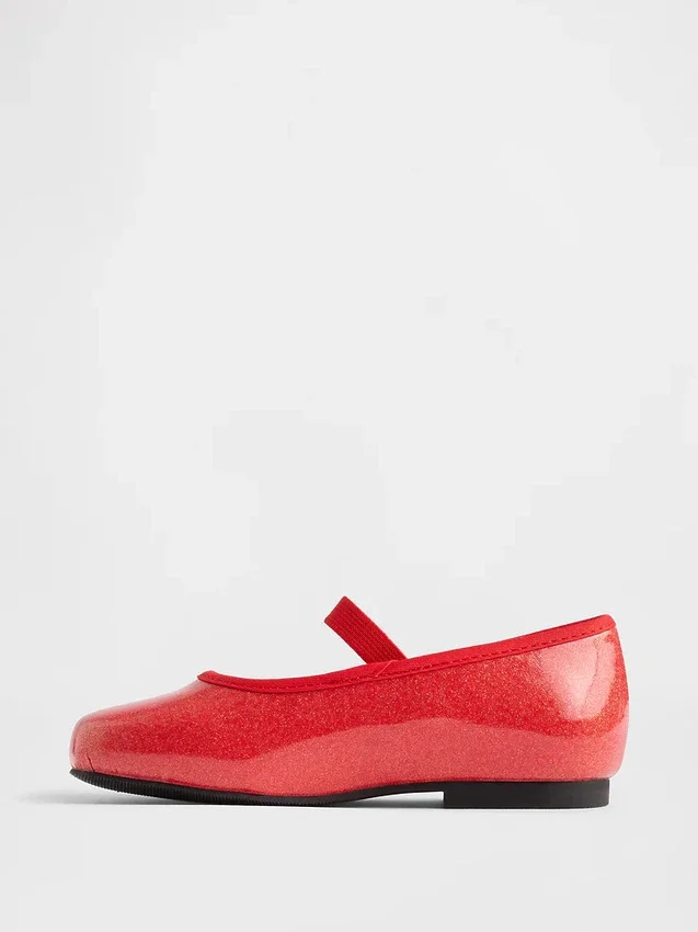 Toddler Shimmer Mary Jane Flats