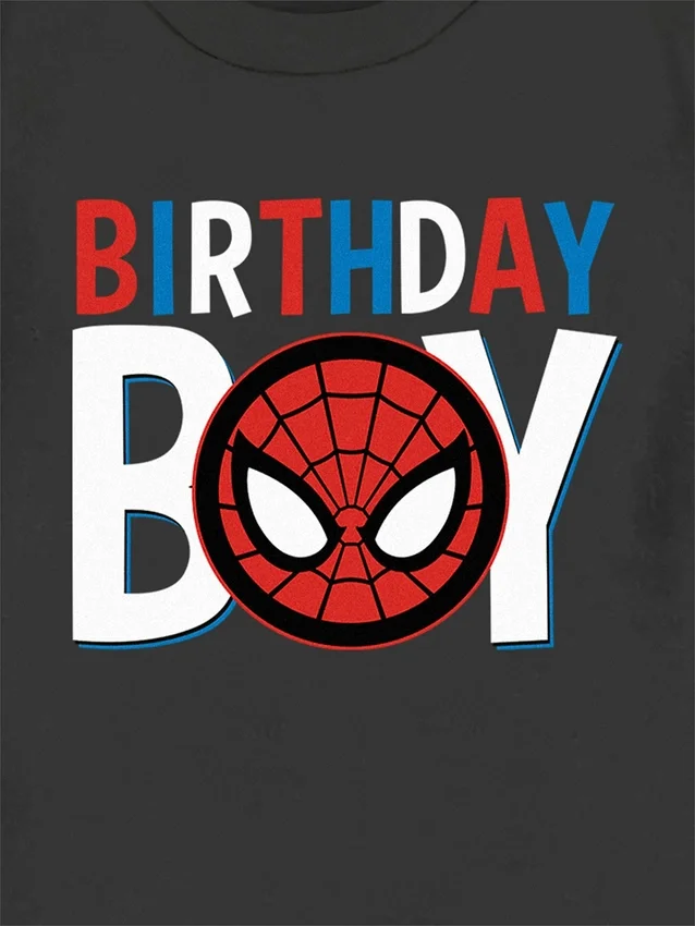 Toddler Spider-Man Birthday Boy Graphic T-Shirt
