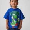 Toddler Super Mario Oversized Graphic T-Shirt