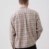 Twill Straight-Hem Shirt