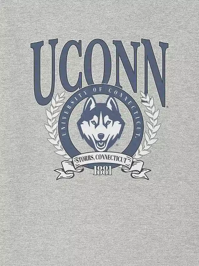 Uconn Laurel Crest Graphic T-Shirt