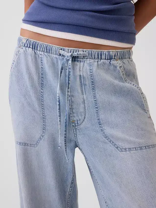 Ultrasoft Denim Easy Barrel Joggers