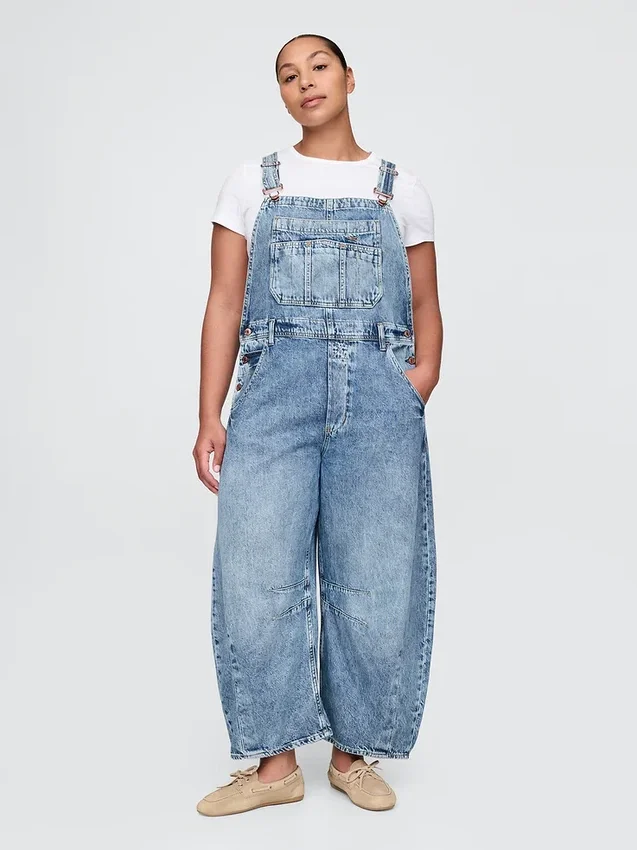 Ultrasoft Denim Horseshoe Overalls