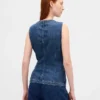 Ultrasoft Denim Longline Vest