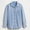 Ultrasoft Denim Oversized Shirt