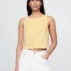 Ultrasoft Denim Shell Tank Top