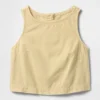 Ultrasoft Denim Shell Tank Top