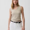 Variegated Rib Tank Top