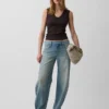 Variegated Rib Tank Top