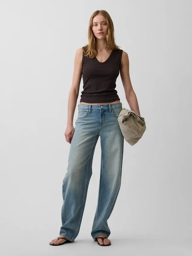 Variegated Rib Tank Top