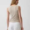 Variegated Rib Tank Top