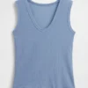 Variegated Rib Tank Top