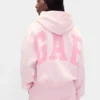 Vintagesoft Crop Logo Hoodie