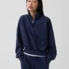 Vintagesoft Oversized Half-Zip Wedge Pullover