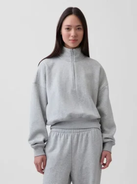Vintagesoft Oversized Half-Zip Wedge Pullover