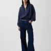 Vintagesoft Oversized Half-Zip Wedge Pullover