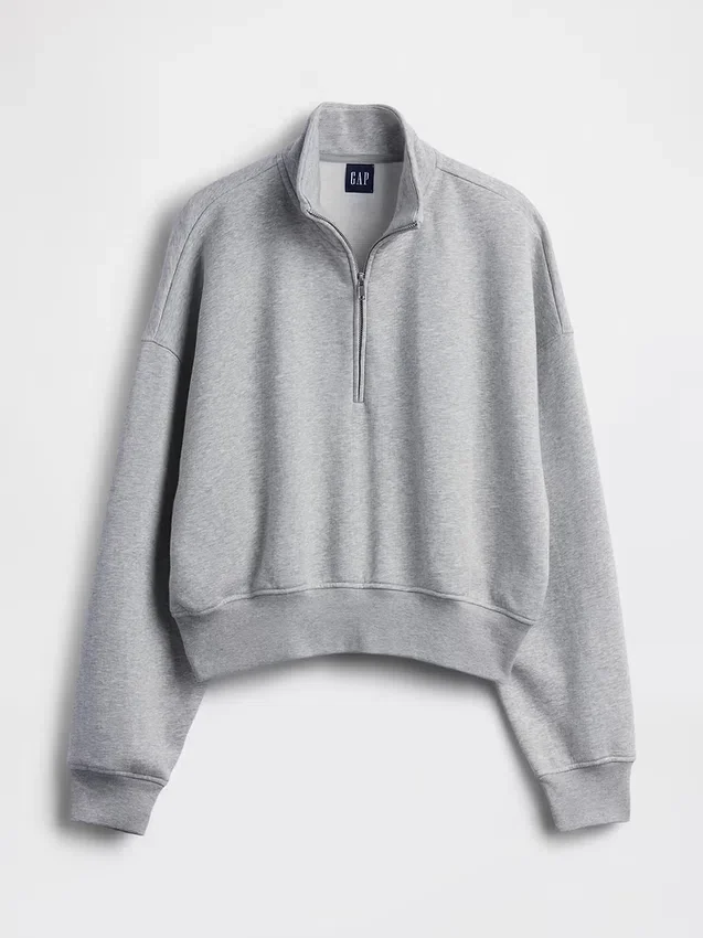Vintagesoft Oversized Half-Zip Wedge Pullover