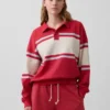 Vintagesoft Terry Oversized Polo Sweatshirt
