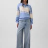 Vintagesoft Terry Oversized Polo Sweatshirt