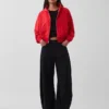 Vintagesoft Terry Oversized Wedge Zip Hoodie