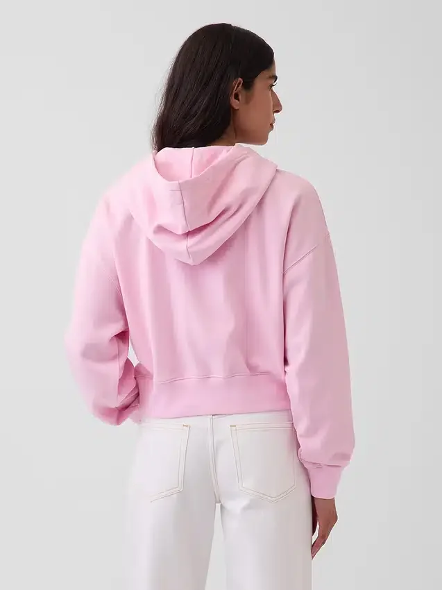 Vintagesoft Terry Oversized Wedge Zip Hoodie