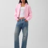 Vintagesoft Wedge Zip Hoodie