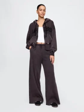 Vintagesoft Baggy Wide-Leg Sweatpants